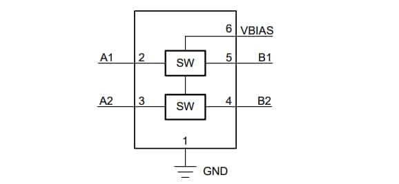Block Diagram - Texas Instruments LSF0002 Auto-Bidirectional Translator